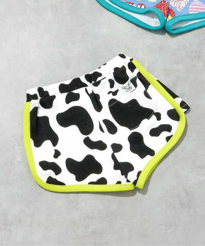 タイムセールBpop カットソー総柄パンツ  ショート丈