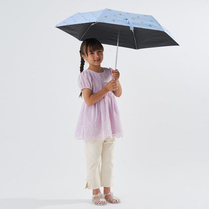 【UVカット99%以上】【軽量】【晴雨兼用】ひっかけられる持ち手の折りたたみ傘【子供服】【キッズ】【女の子】