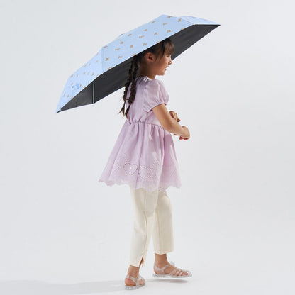 【UVカット99%以上】【軽量】【晴雨兼用】ひっかけられる持ち手の折りたたみ傘【子供服】【キッズ】【女の子】