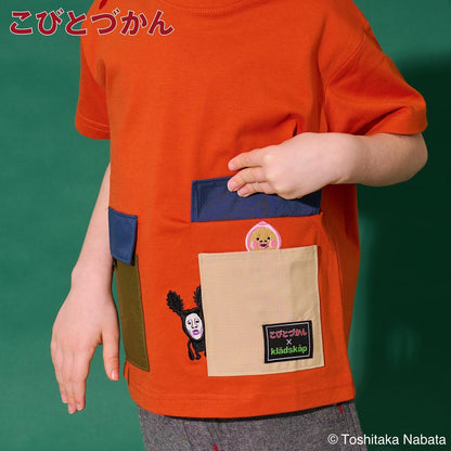 【こびとづかん】ポケット半袖Tシャツ【接触冷感・吸水速乾】