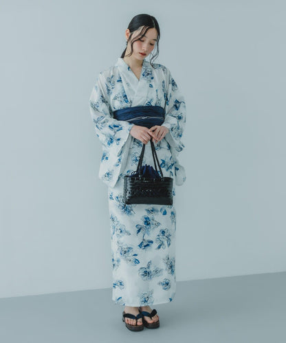 『WEB/一部店舗限定』『接触冷感/速乾』ワンピース浴衣4点セットB