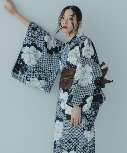『WEB/一部店舗限定』『接触冷感/速乾』ワンピース浴衣4点セットA
