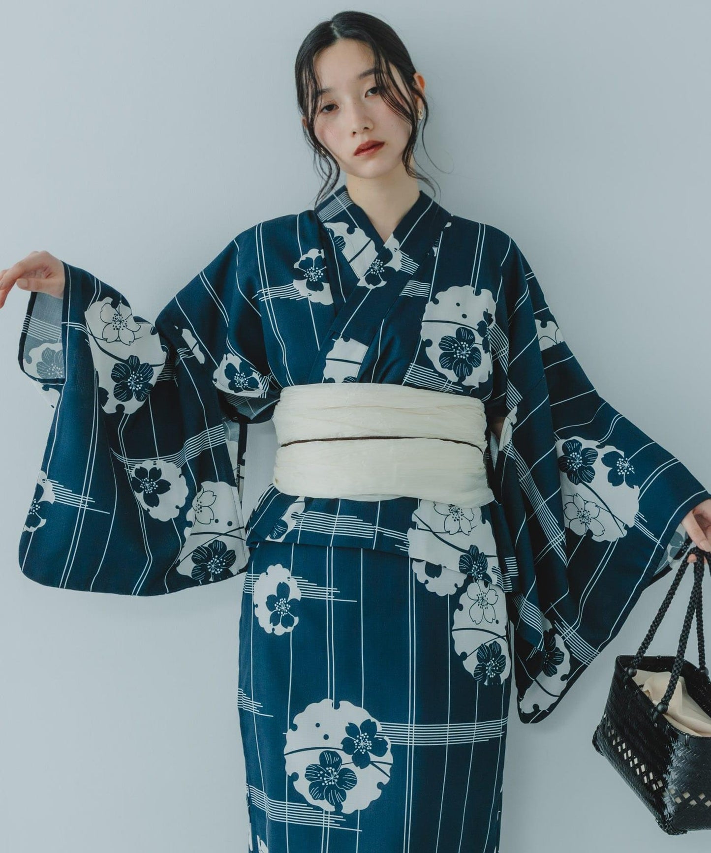 『WEB/一部店舗限定』『接触冷感/速乾』ワンピース浴衣4点セットA