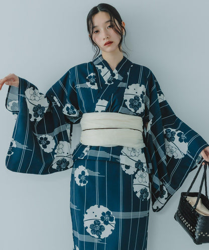 『WEB/一部店舗限定』『接触冷感/速乾』ワンピース浴衣4点セットA