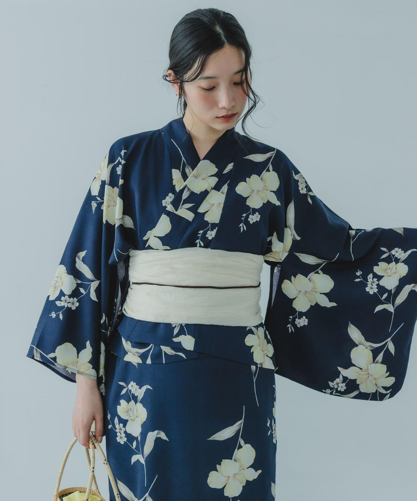 『WEB/一部店舗限定』『接触冷感/速乾』ワンピース浴衣4点セットB