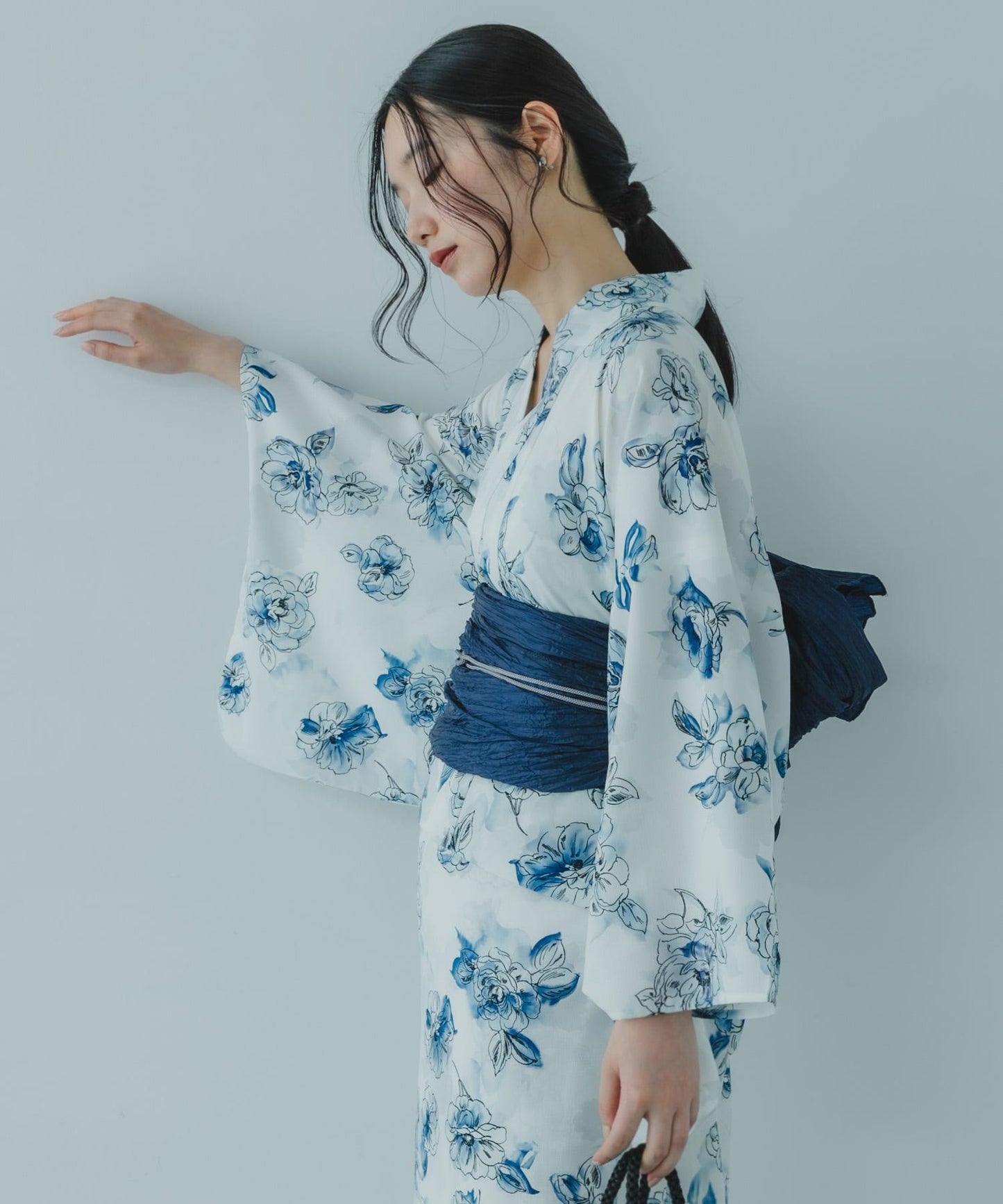 『WEB/一部店舗限定』『接触冷感/速乾』ワンピース浴衣4点セットB