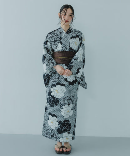 『WEB/一部店舗限定』『接触冷感/速乾』ワンピース浴衣4点セットA