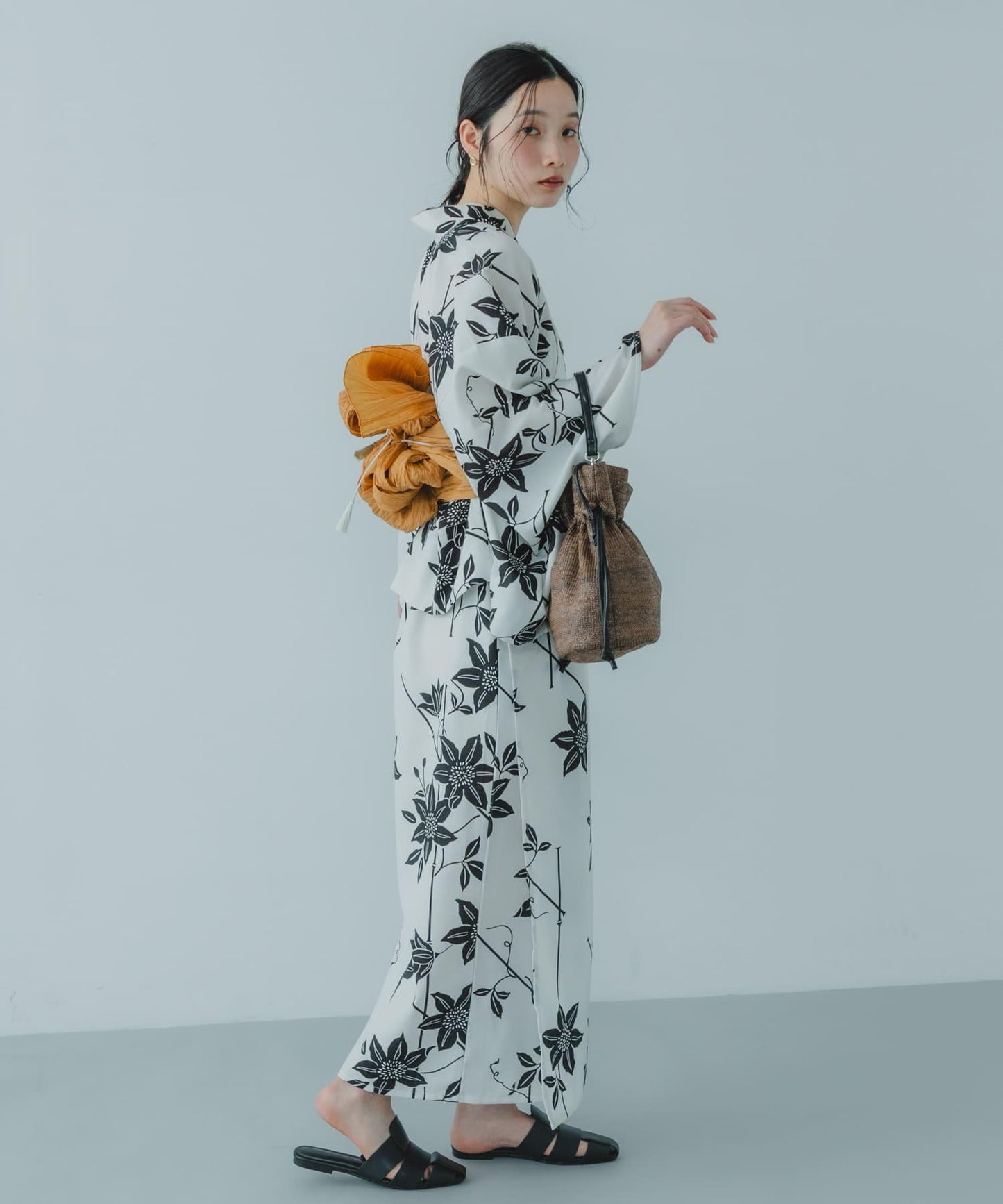 『WEB/一部店舗限定』『接触冷感/速乾』ワンピース浴衣4点セットA