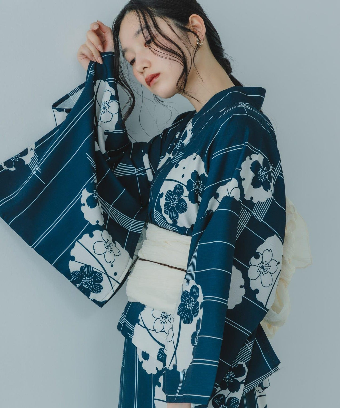 『WEB/一部店舗限定』『接触冷感/速乾』ワンピース浴衣4点セットA