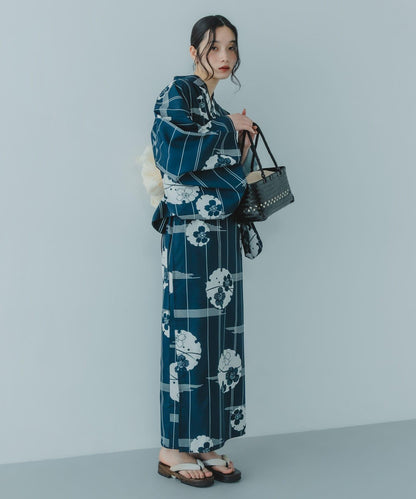 『WEB/一部店舗限定』『接触冷感/速乾』ワンピース浴衣4点セットA