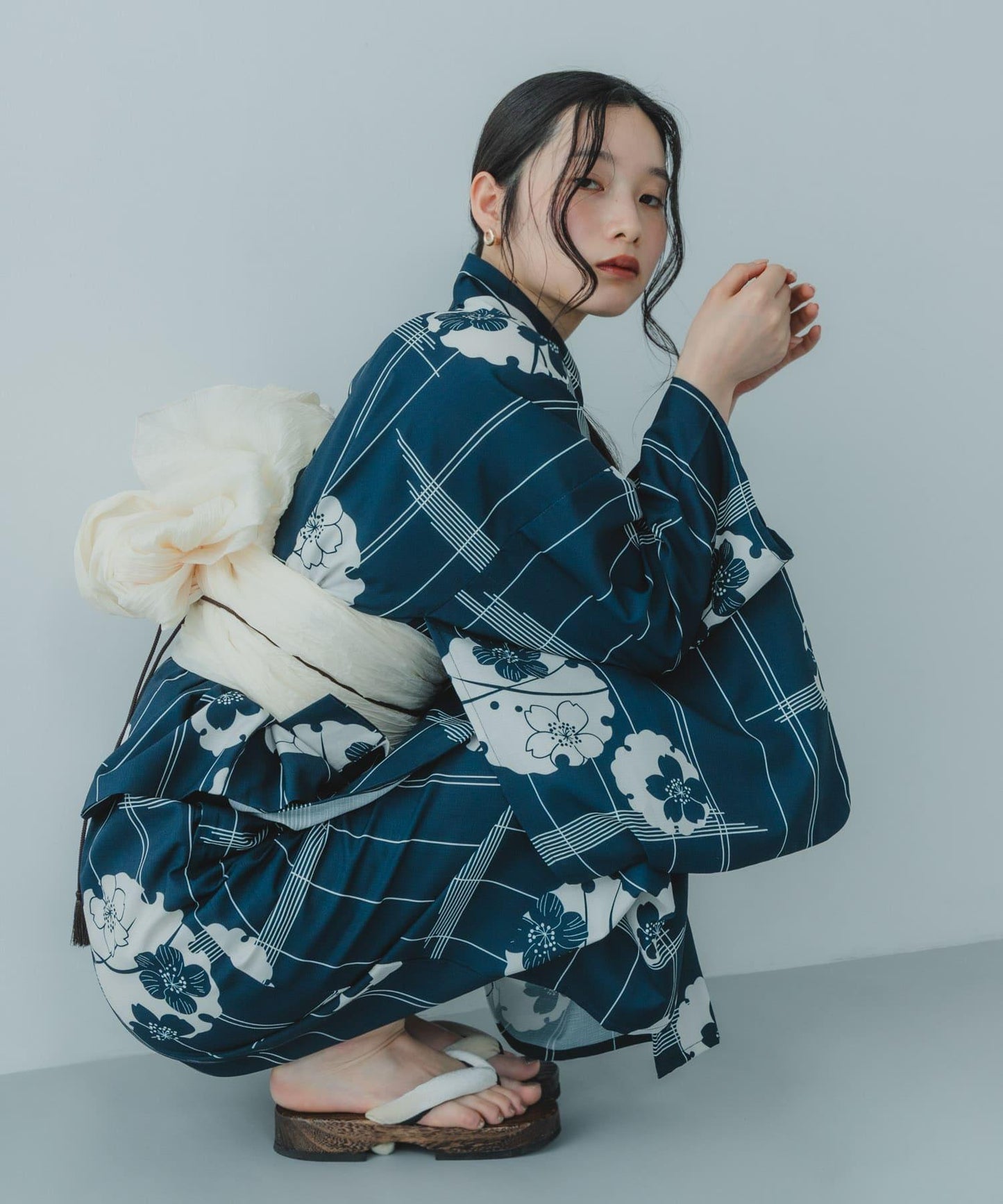 『WEB/一部店舗限定』『接触冷感/速乾』ワンピース浴衣4点セットA