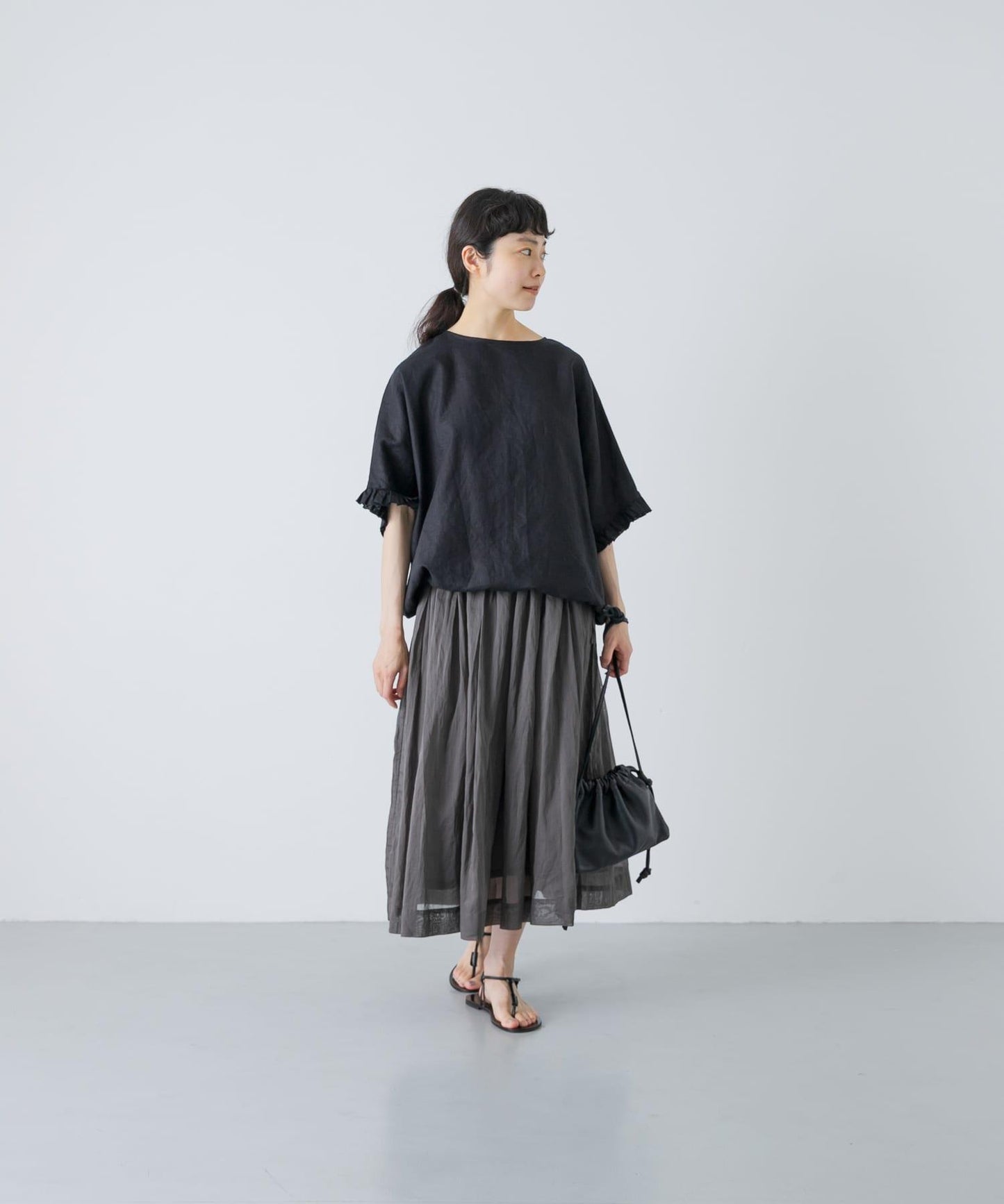 シアーレイヤードスカート