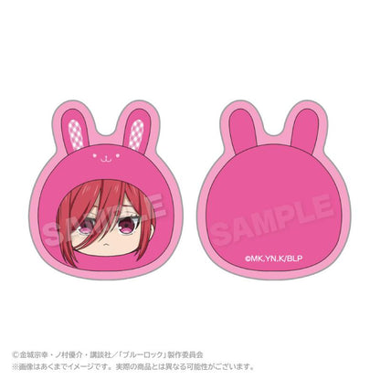 ブルーロック_まるめいつクリップ うさぎver. 千切 豹馬