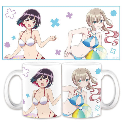 ばっどがーる_マグカップ 優&涼 水着ver.【描き下ろし】