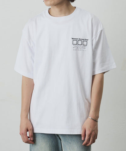 フォトコラージュバックプリントTシャツ