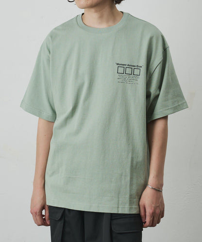 フォトコラージュバックプリントTシャツ
