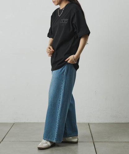 フォトコラージュバックプリントTシャツ