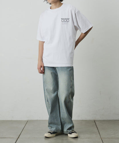 フォトコラージュバックプリントTシャツ
