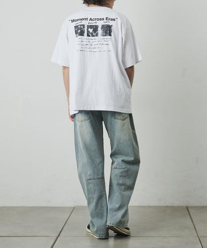 フォトコラージュバックプリントTシャツ