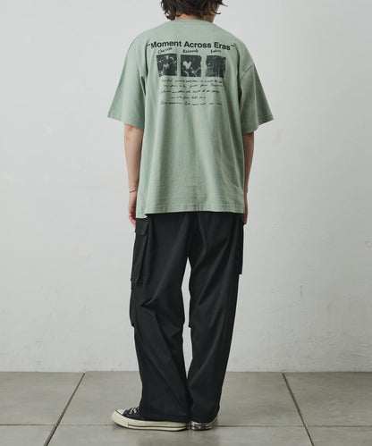 フォトコラージュバックプリントTシャツ