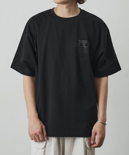 フォトコラージュバックプリントTシャツ