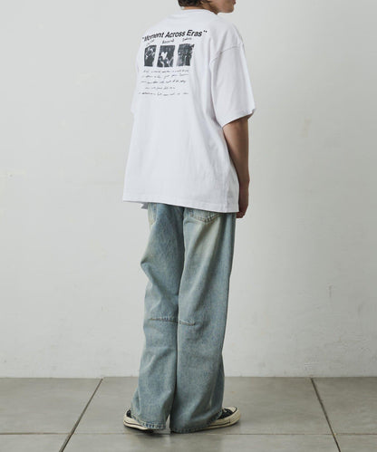 フォトコラージュバックプリントTシャツ