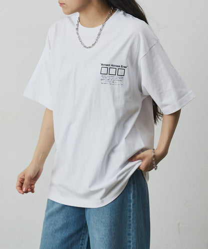 フォトコラージュバックプリントTシャツ