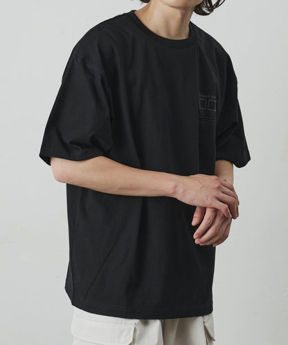 フォトコラージュバックプリントTシャツ