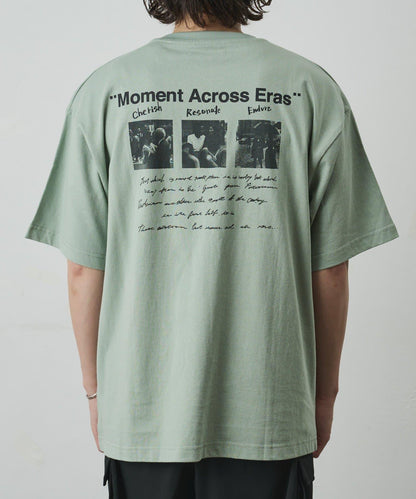 フォトコラージュバックプリントTシャツ