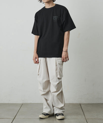 フォトコラージュバックプリントTシャツ