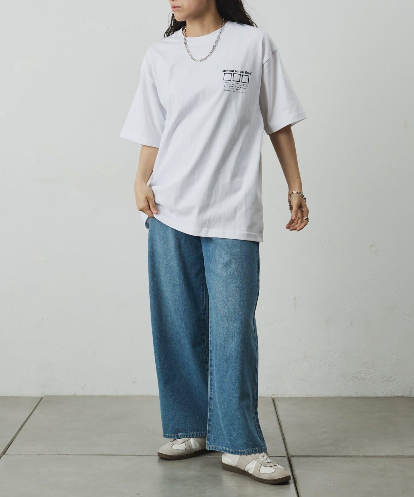フォトコラージュバックプリントTシャツ