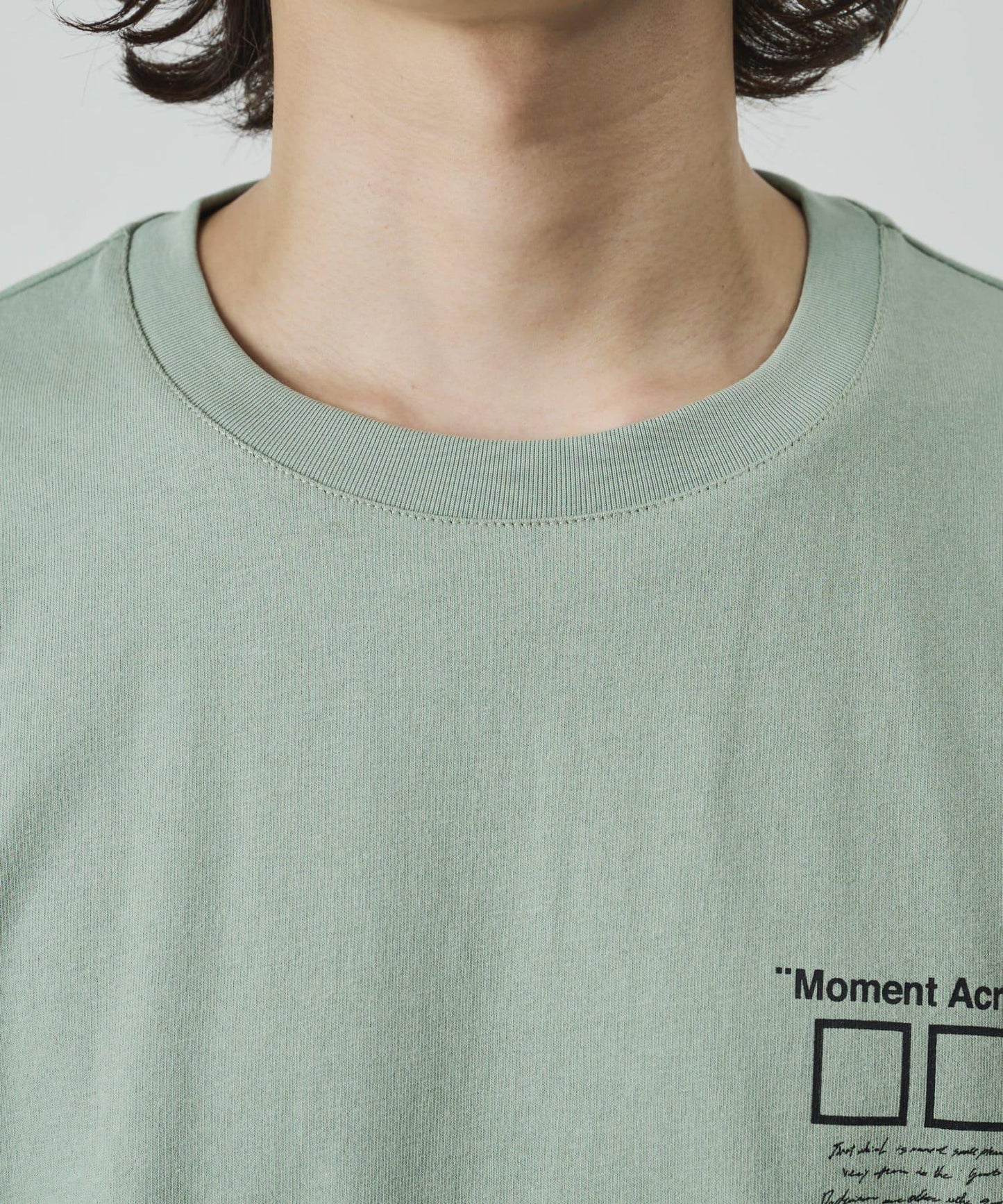 フォトコラージュバックプリントTシャツ