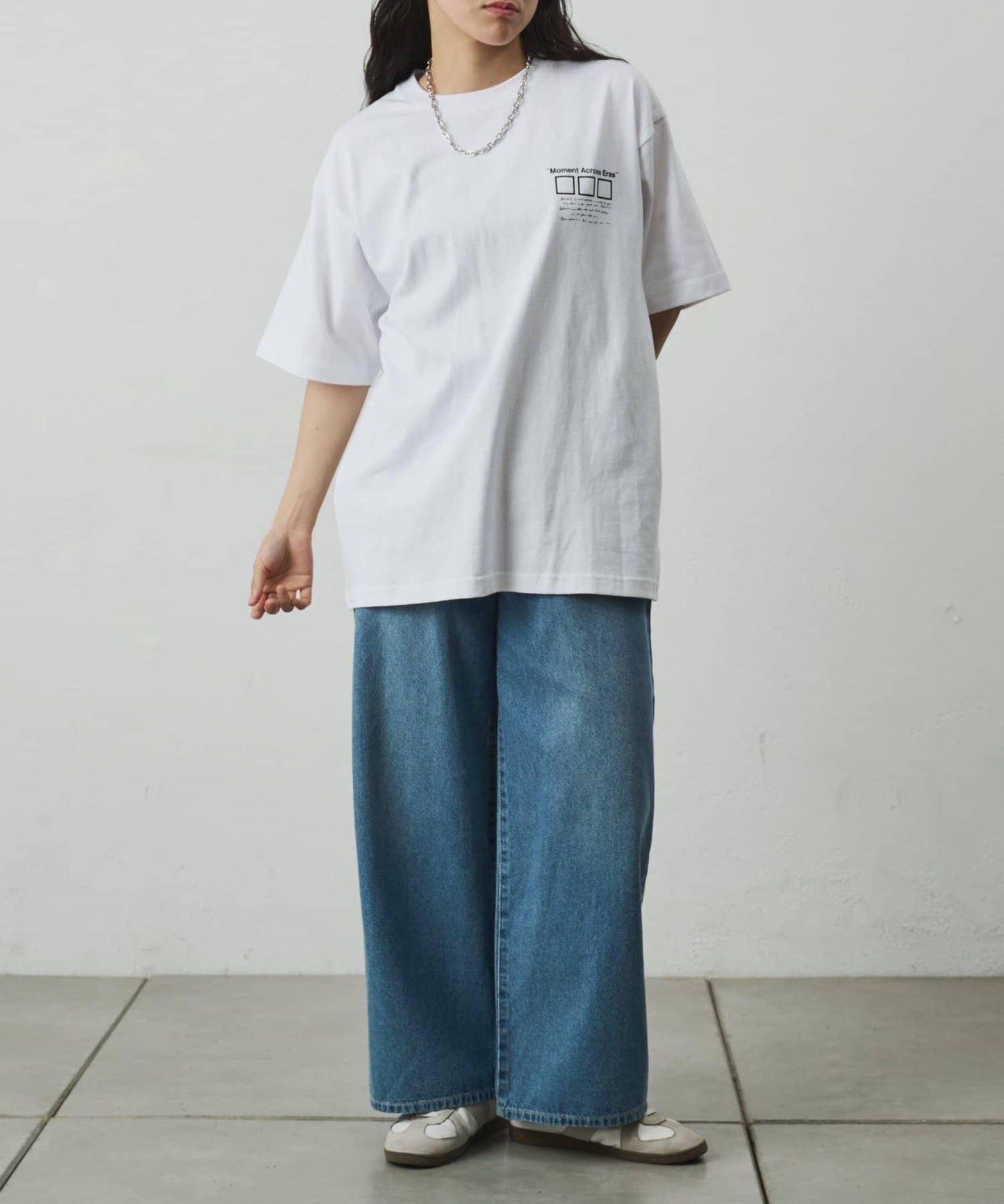 フォトコラージュバックプリントTシャツ