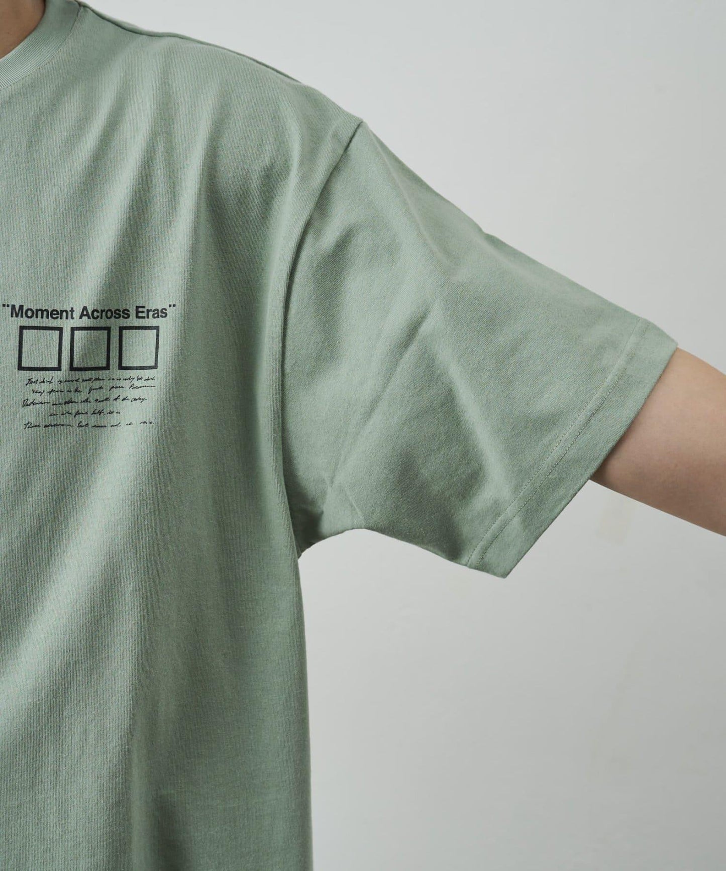 フォトコラージュバックプリントTシャツ