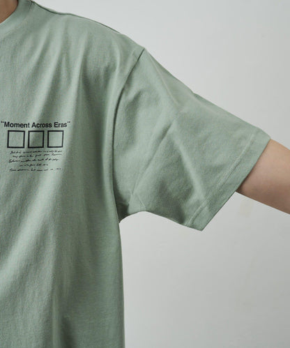 フォトコラージュバックプリントTシャツ