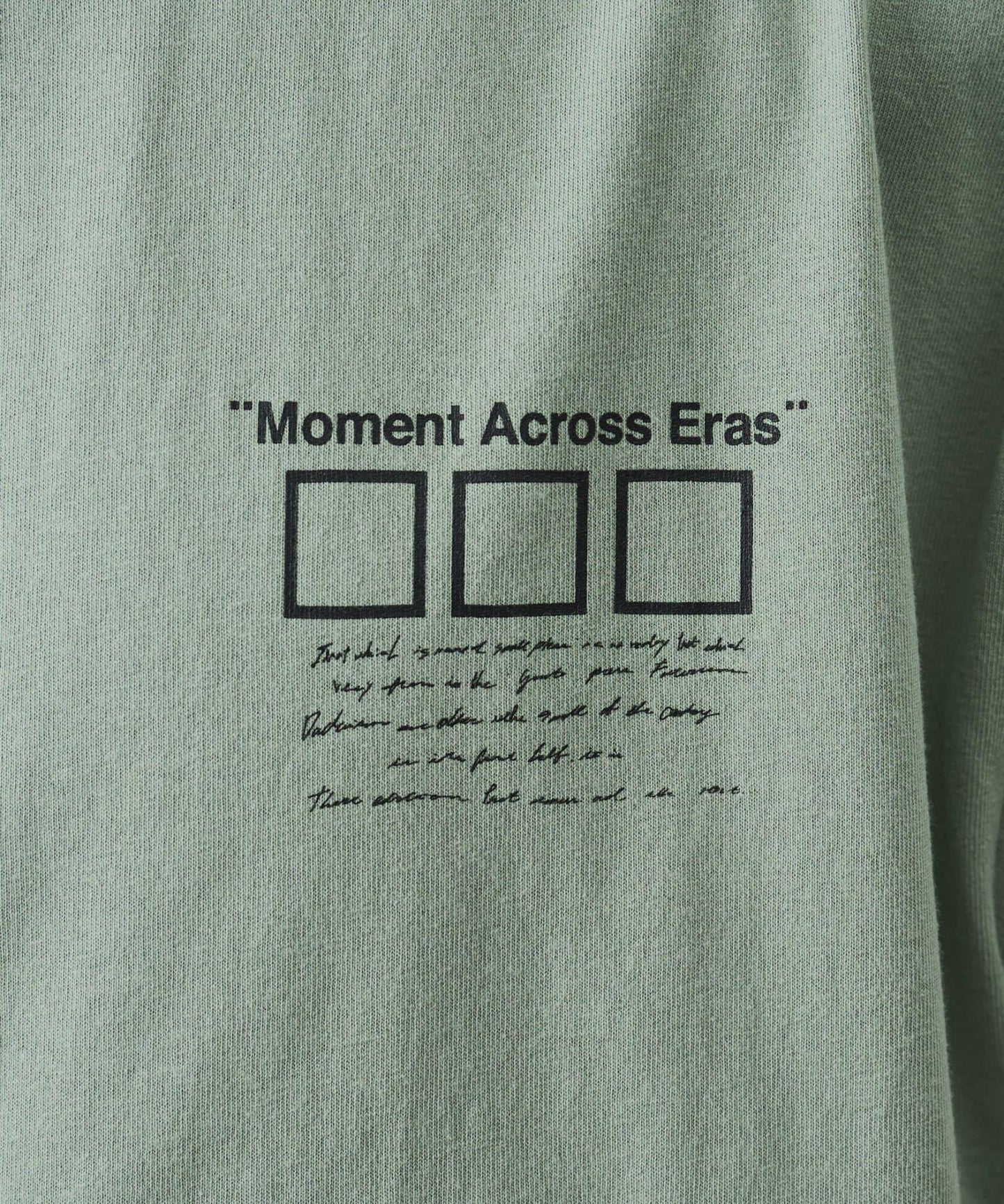 フォトコラージュバックプリントTシャツ