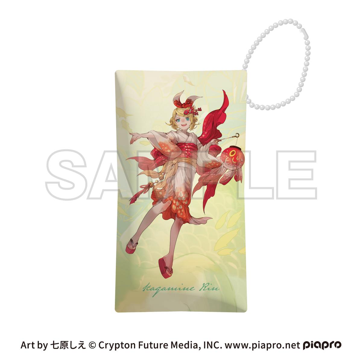 初音ミク_ピアプロキャラクターズ　cosmetics 音彩ノ粧 小物ケース 鏡音リン