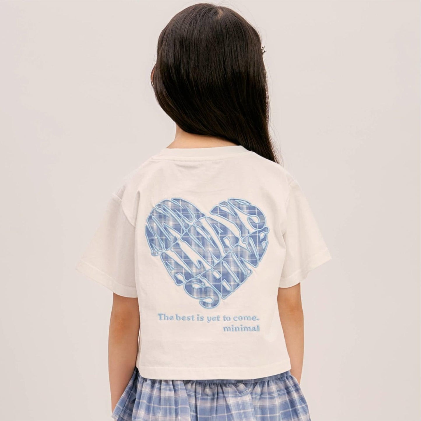 【綿100%】バックハートTシャツ