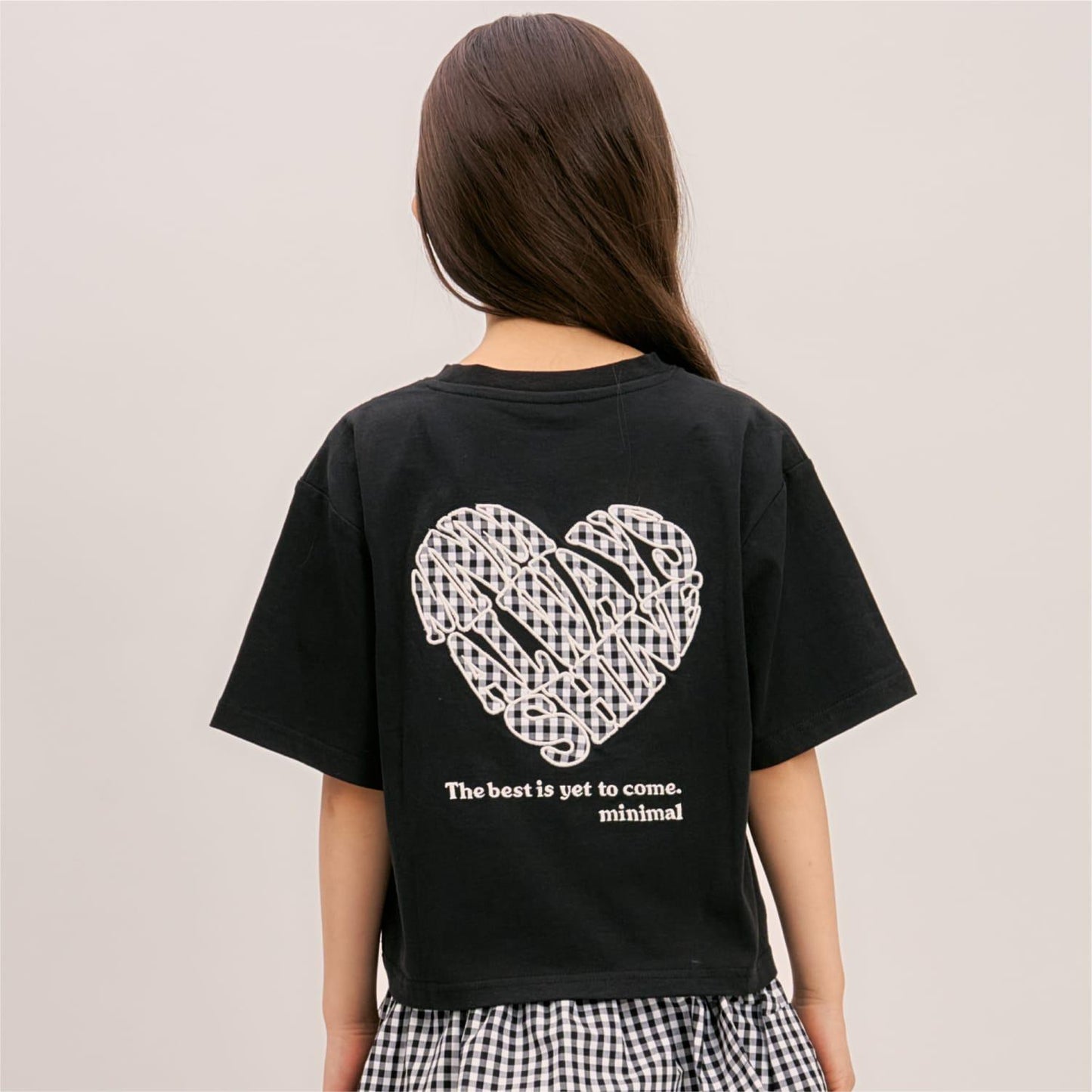 【綿100%】バックハートTシャツ