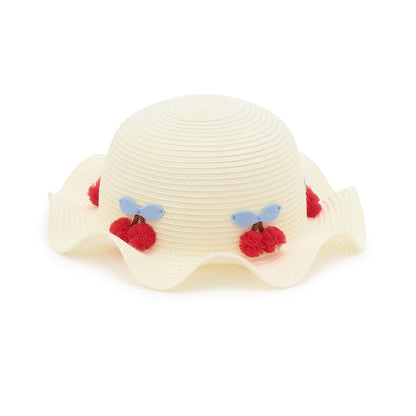 ウォッシャブルさくらんぼハット