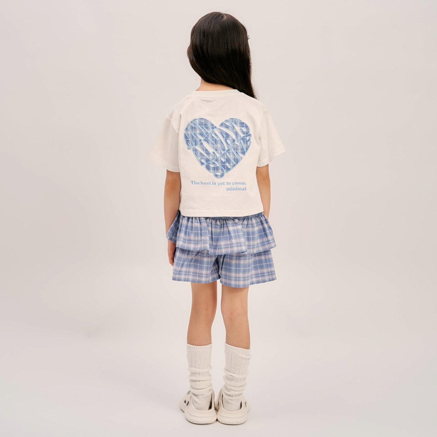 【綿100%】バックハートTシャツ