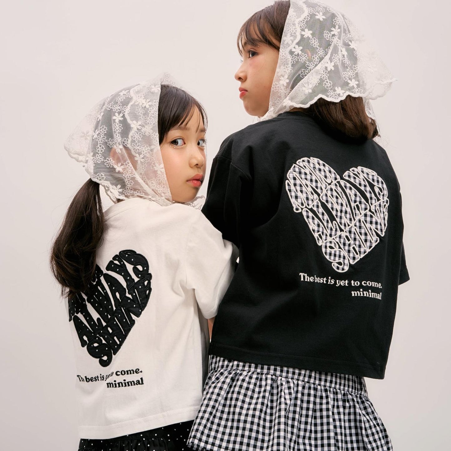 【綿100%】バックハートTシャツ