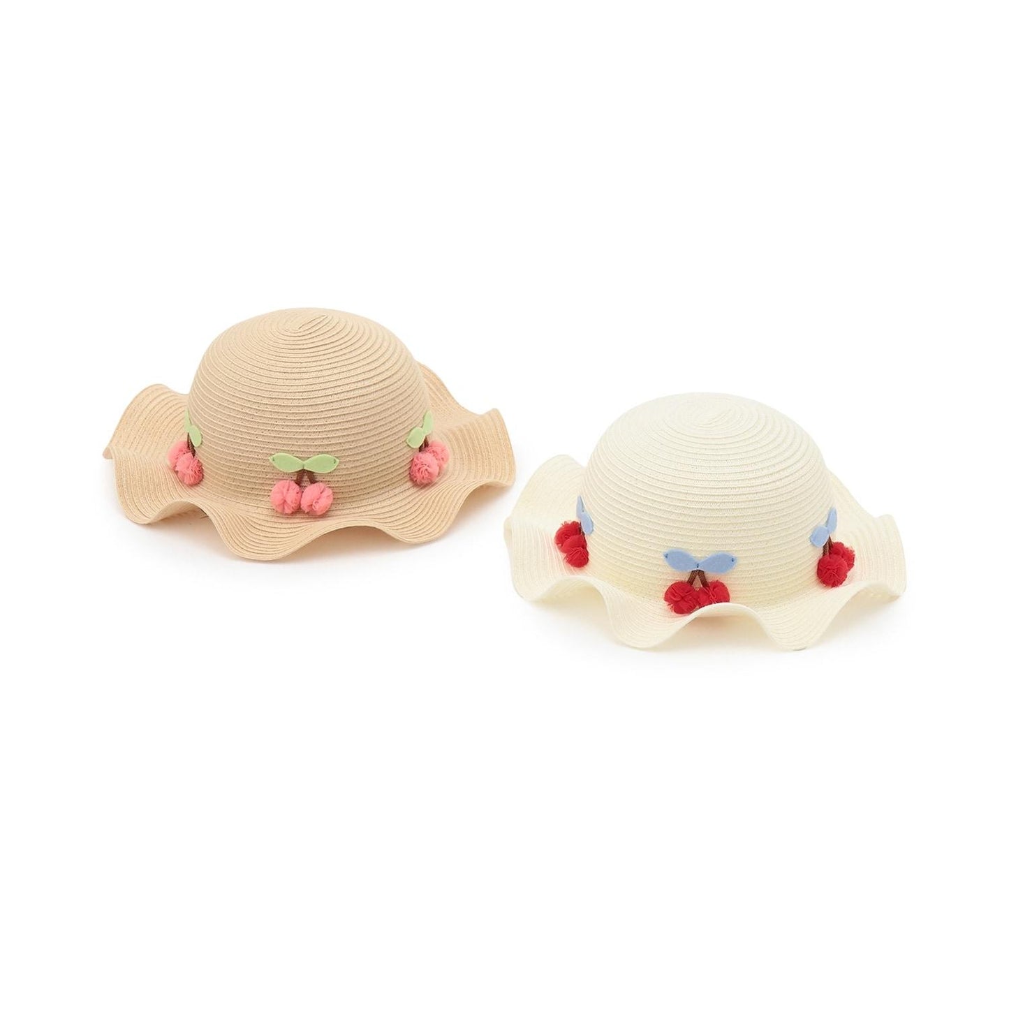 ウォッシャブルさくらんぼハット