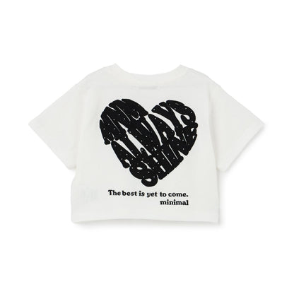 【綿100%】バックハートTシャツ