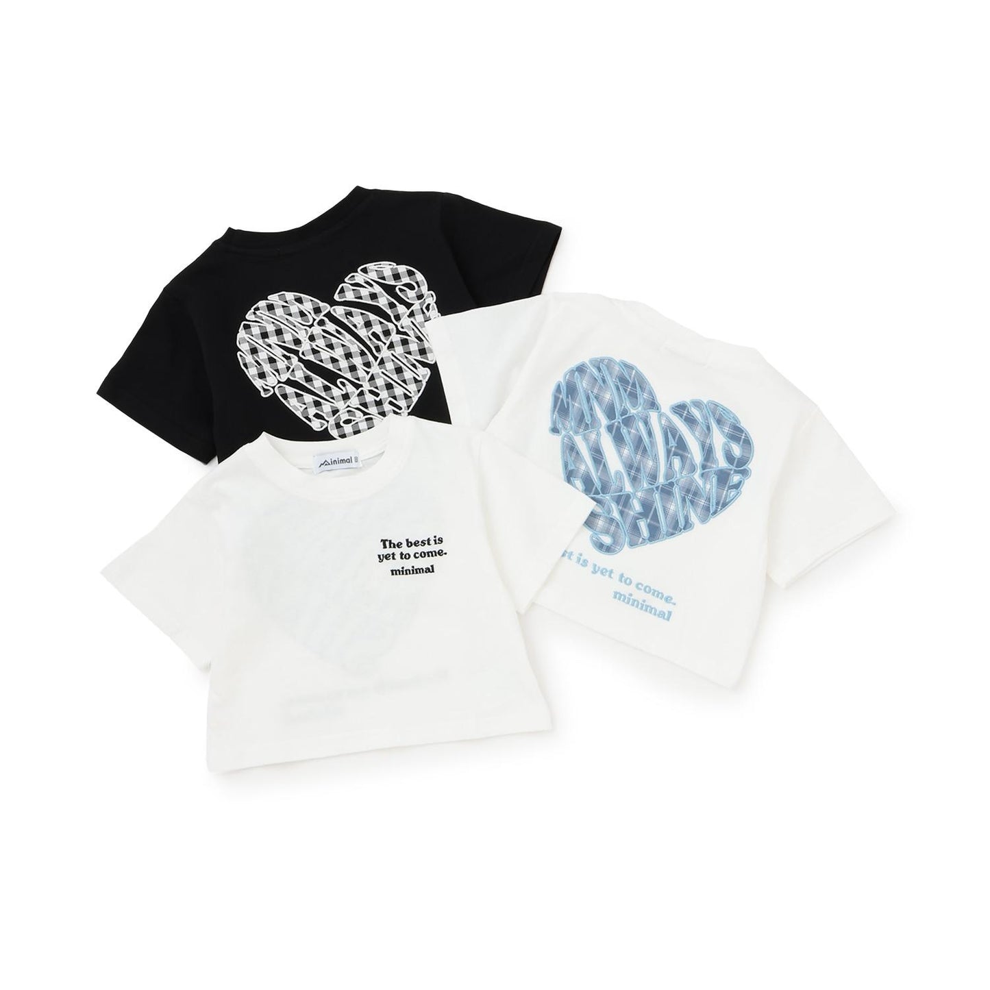 【綿100%】バックハートTシャツ