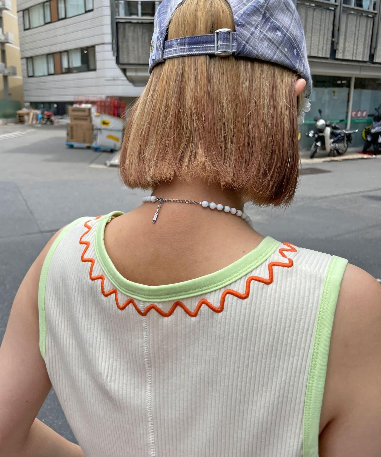HELLO.SANFRANCISCO/ハローサンフランシスコ 花朵串珠項鍊