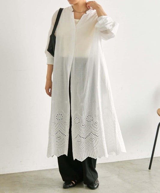 純棉鏤空刺繡連衣裙 SUM1 STYLE