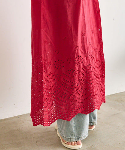 純棉鏤空刺繡連衣裙 SUM1 STYLE