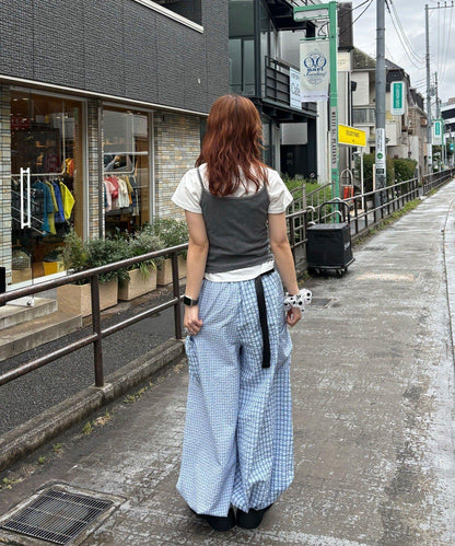 お花アップリケキャミソール