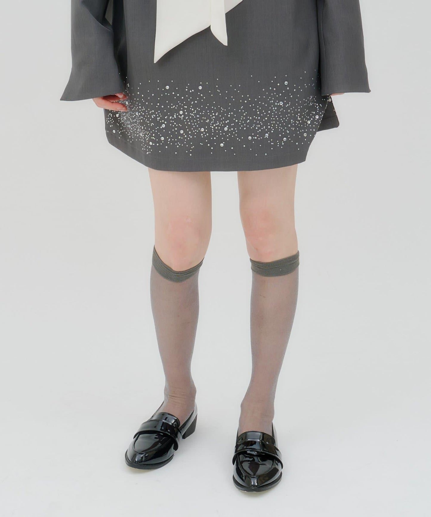 lilium 蝴蝶結迷你連衣裙